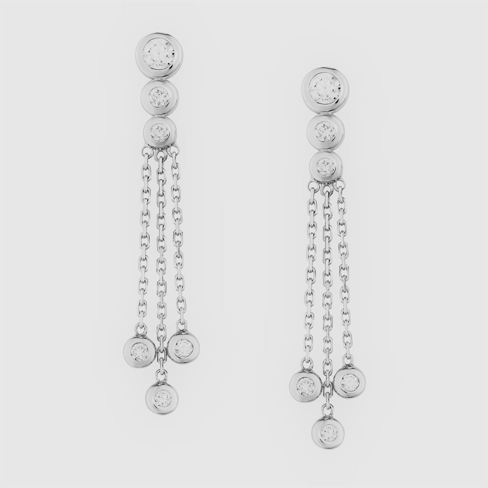 boucle d'oreilles diamants