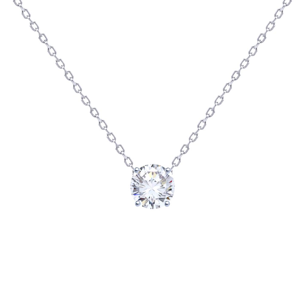 Collier diamant 0.10 cts