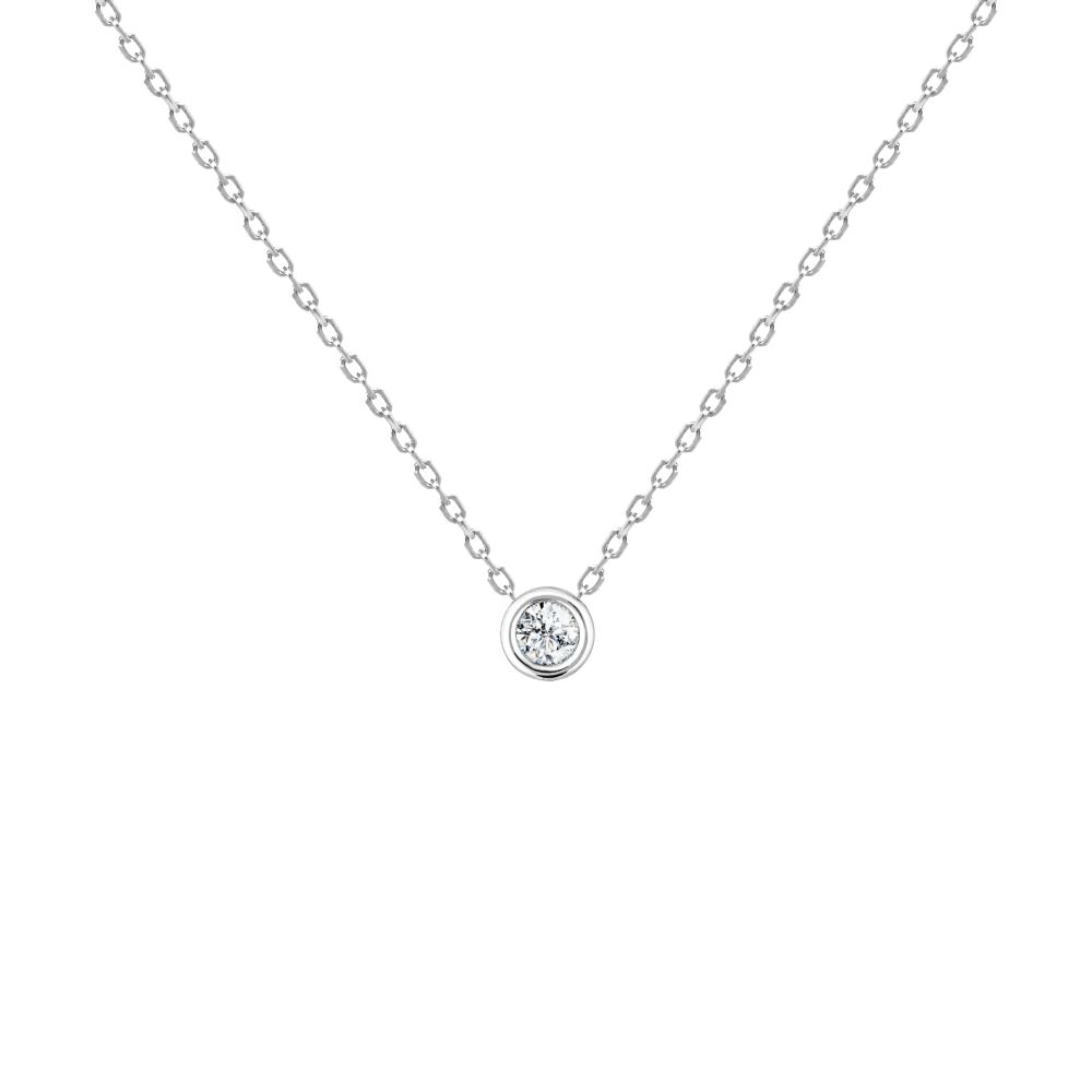 Collier diamant 0.10 cts