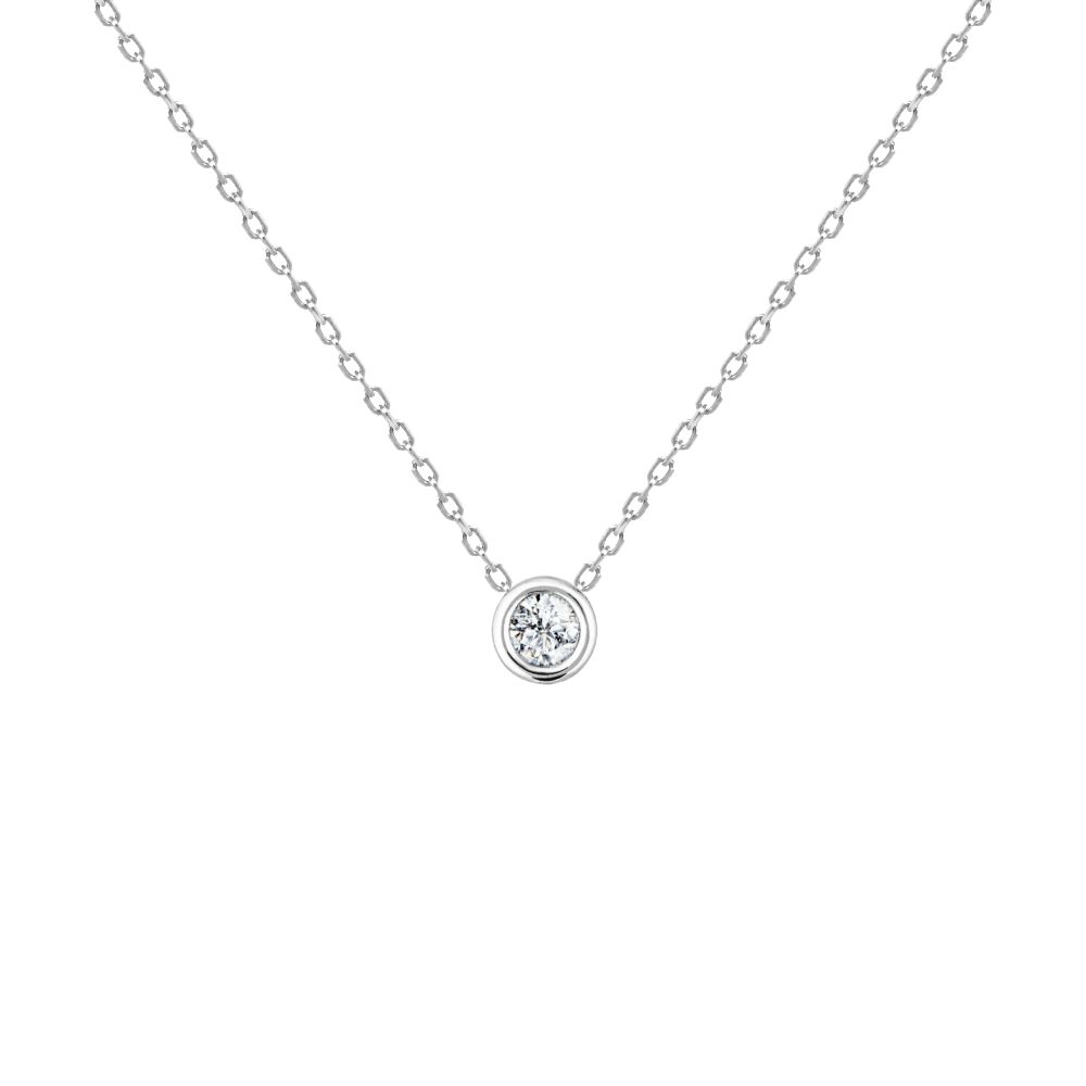 Collier diamant 0.20 cts