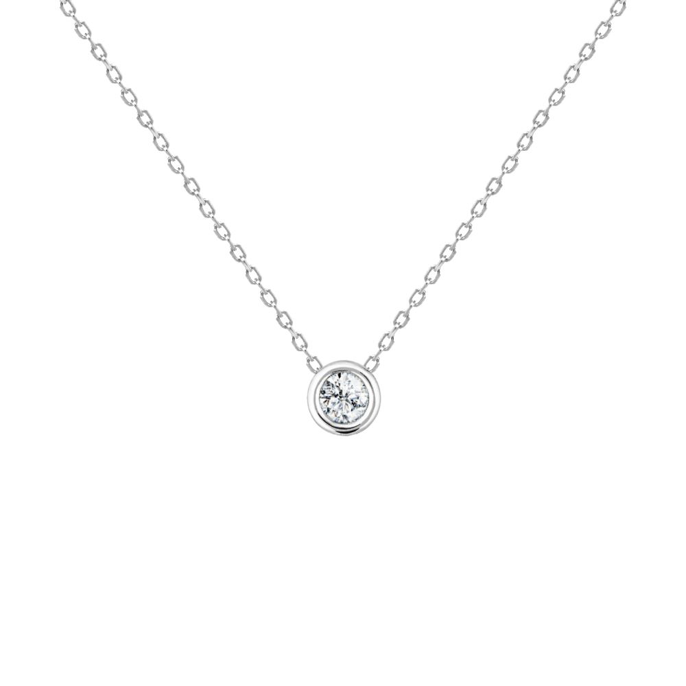 Collier diamant 0.30 cts