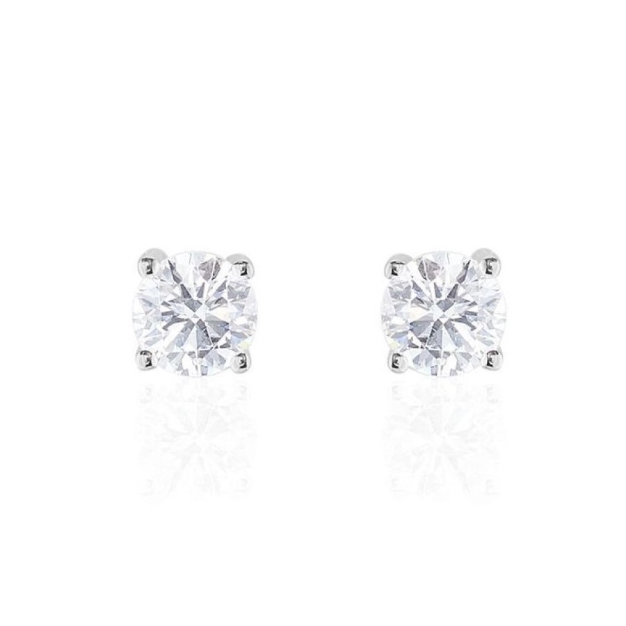 Boucles D'oreilles diamants 0.60 cts
