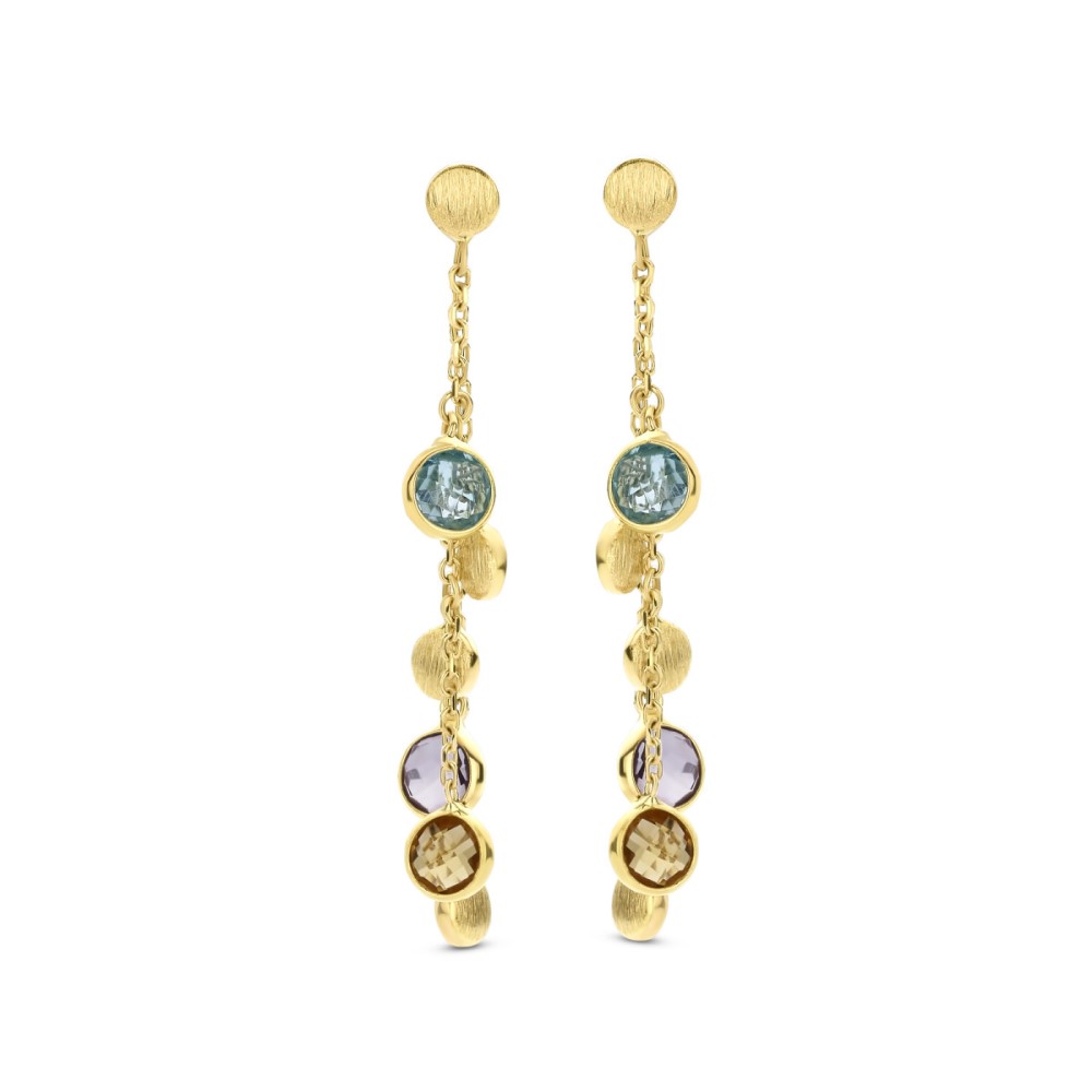 Boucles d'oreilles or jaune Femme Adorée