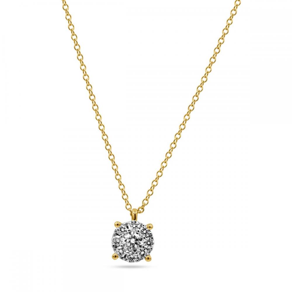 Collier diamants 0.26 cts