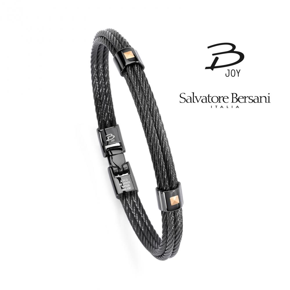 Bracelet acier et or 18k