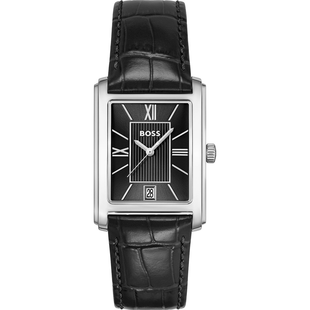 Montre Boss cuir noir