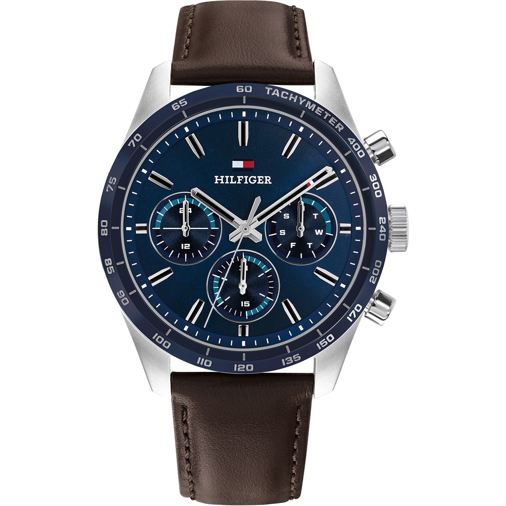Montre Tommy Hilfiger cuir brun