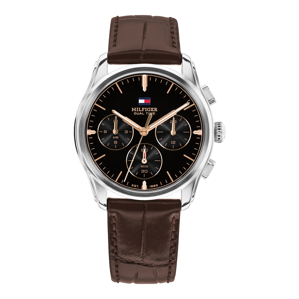 Montre Tommy Hilfiger cuir brun