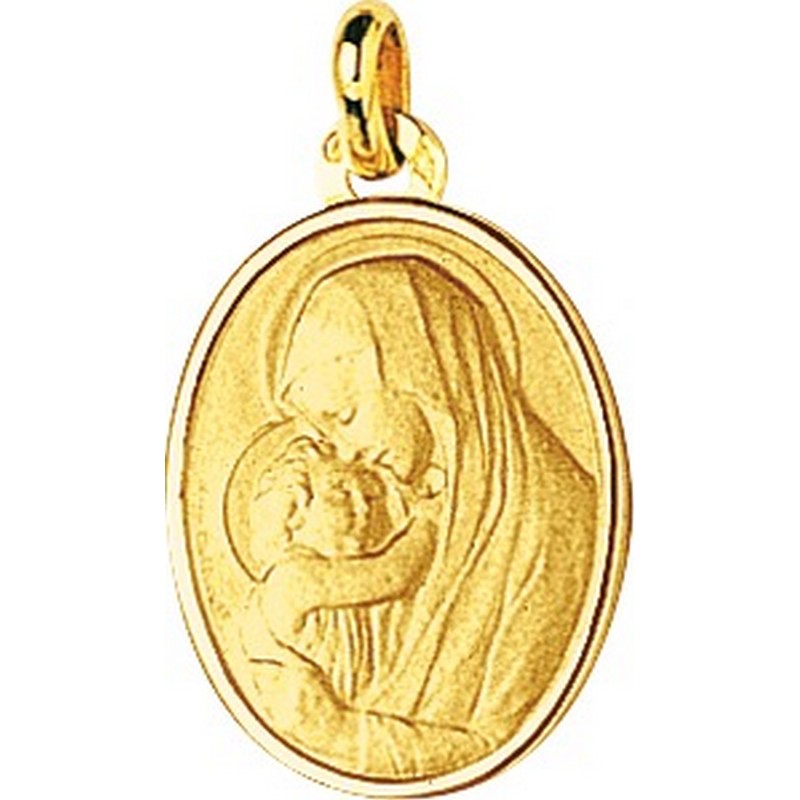 Médaille Vierge or 18k
