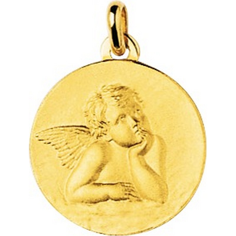 Médaille Ange or 18k