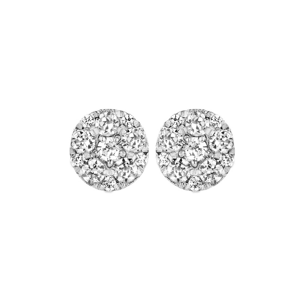 Boucles d'oreilles diamants