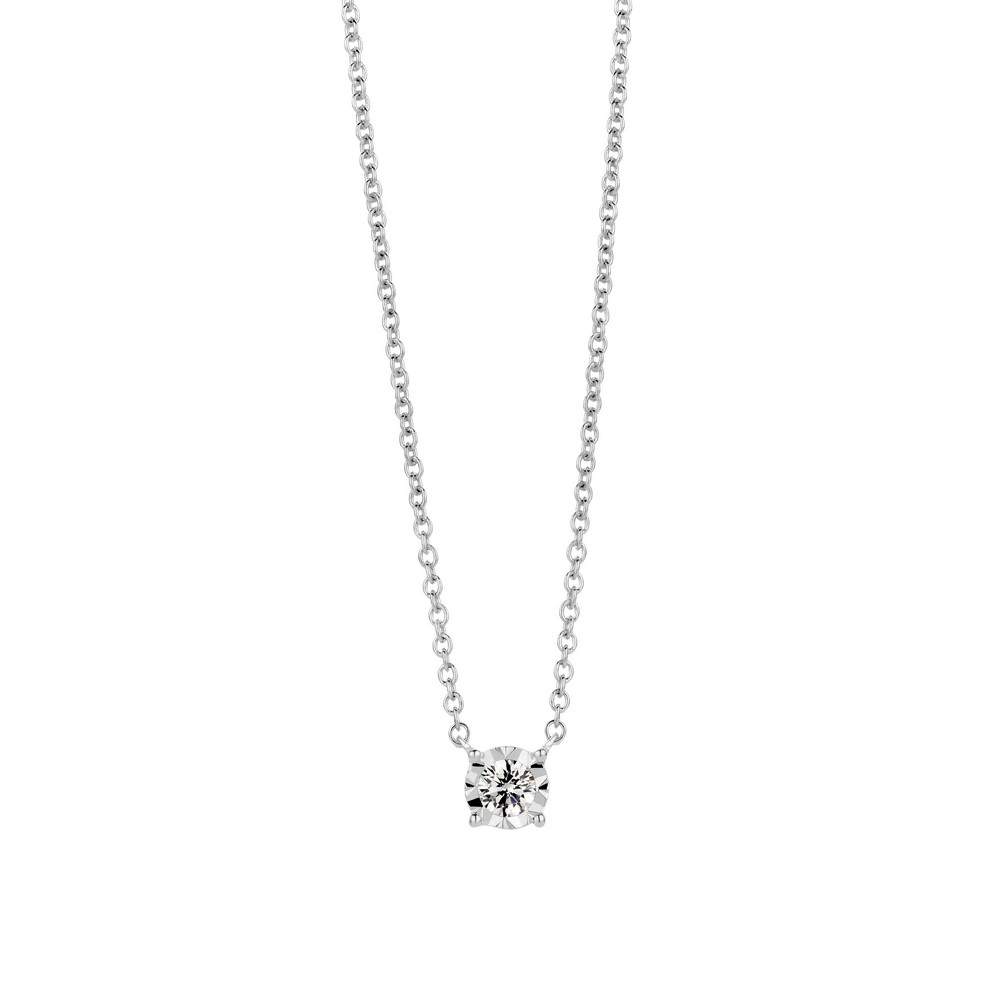 Pendentif solitaire diamant