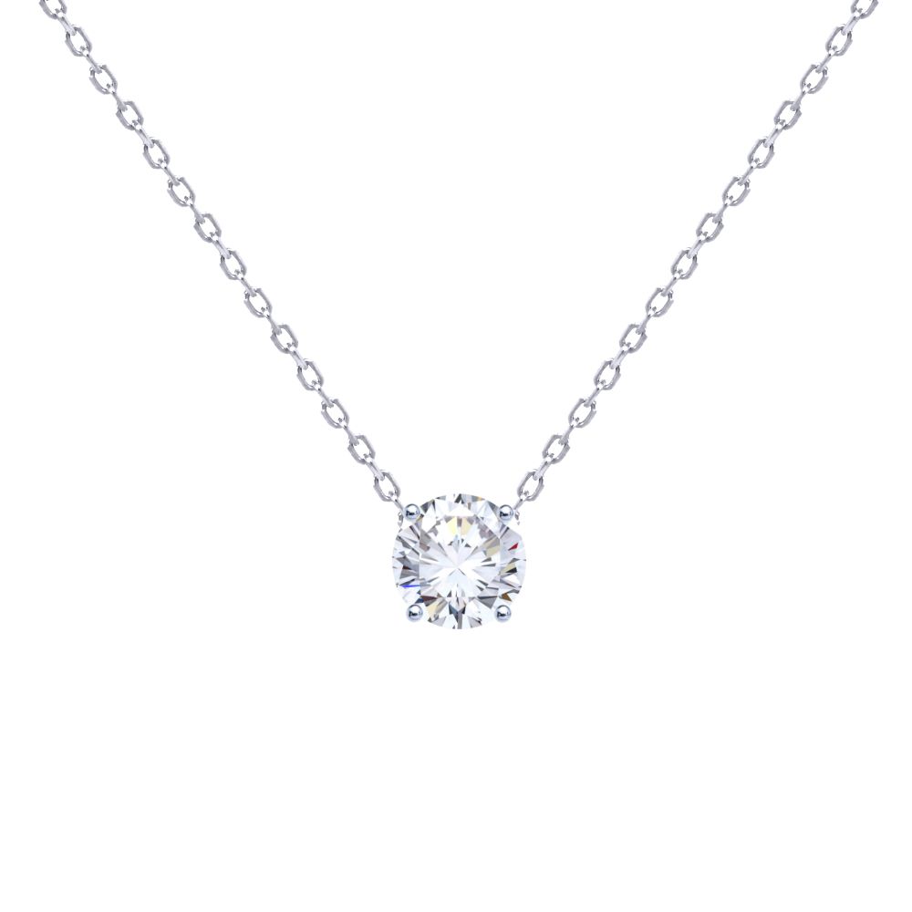 Collier diamant 0.10 cts