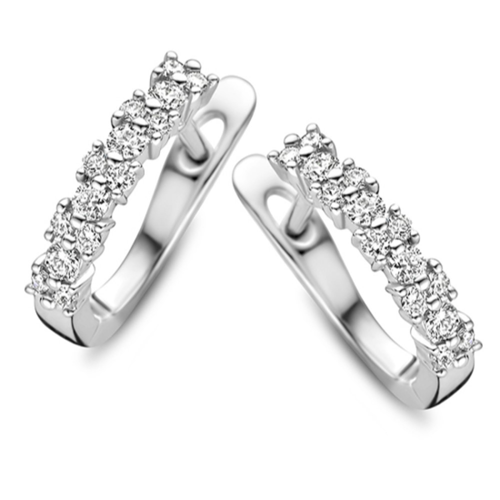 Boucles d'oreilles diamants