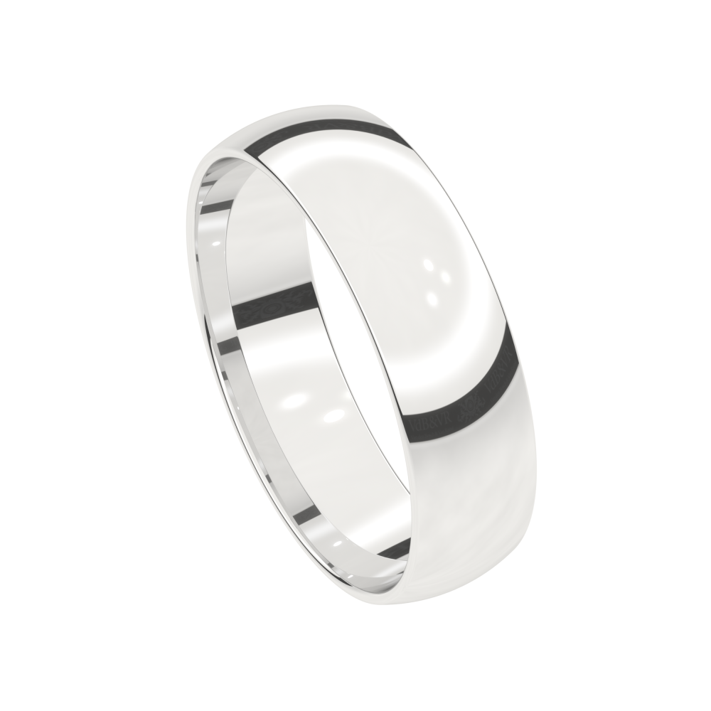 Alliance or blanc 6 mm