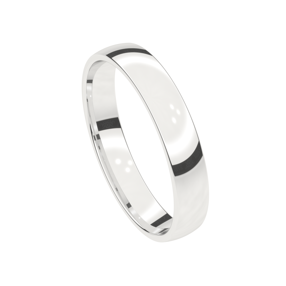 Alliance or blanc 4 mm