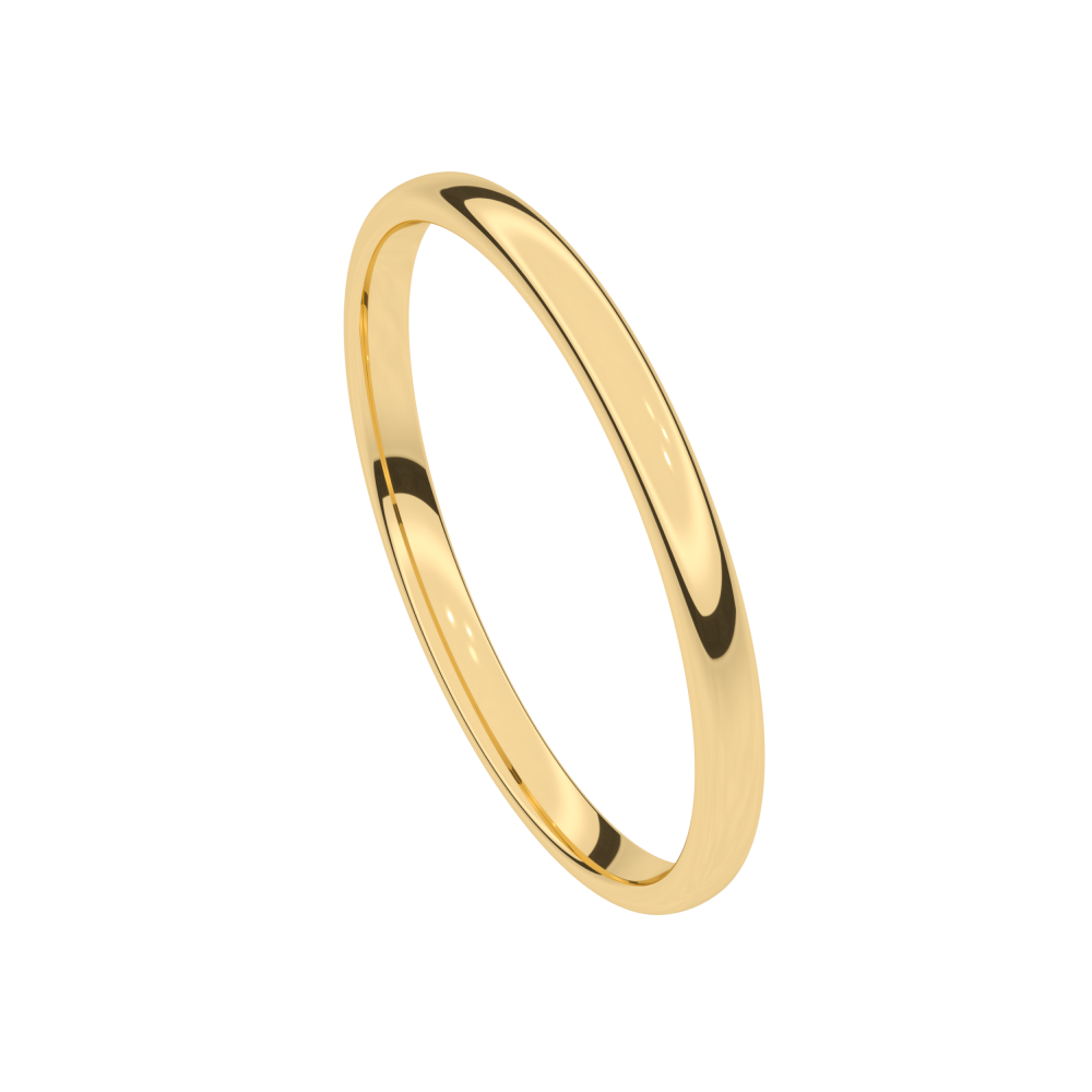 Alliance or jaune 2 mm