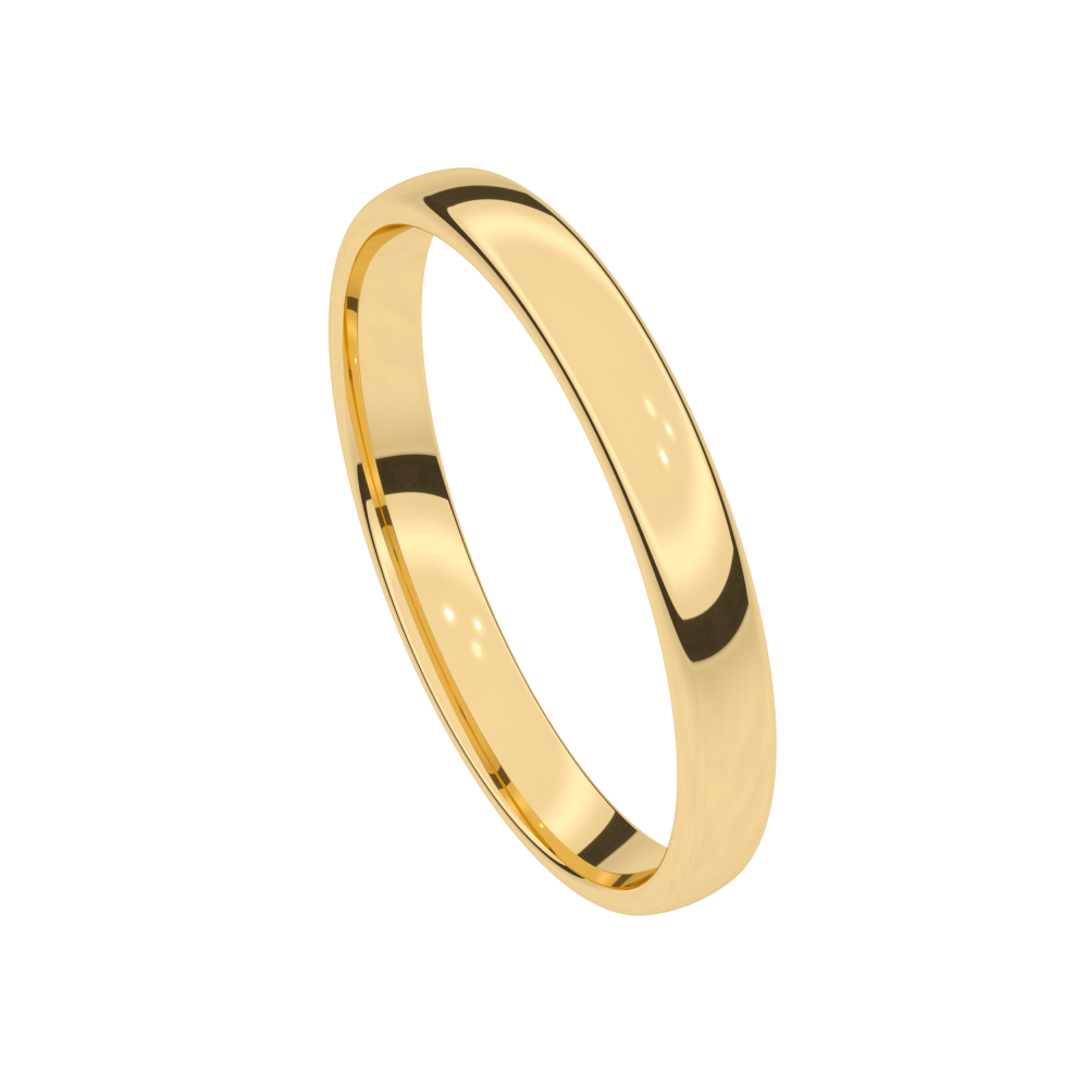 Alliance or jaune 3 mm