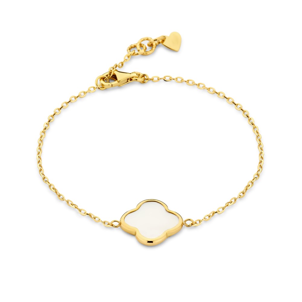 Bracelet  or 18k et nacre