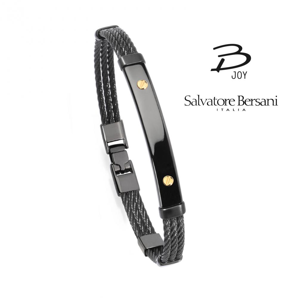 Bracelet acier et or 18k