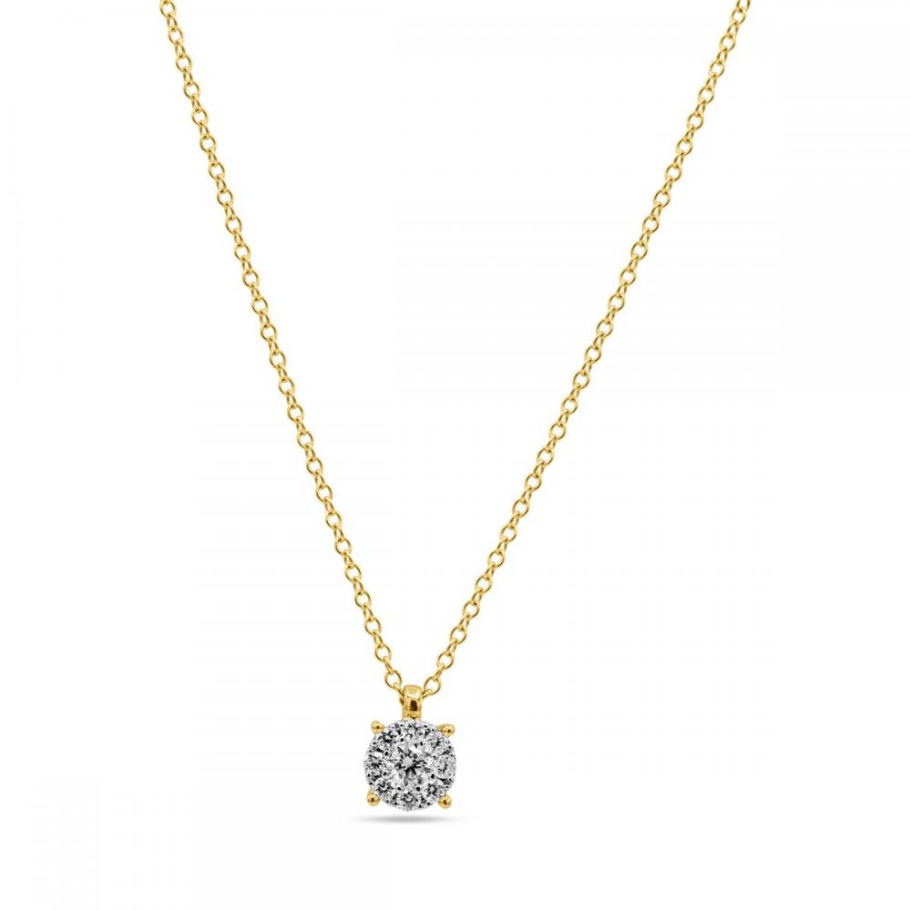Collier diamants 0.13 cts