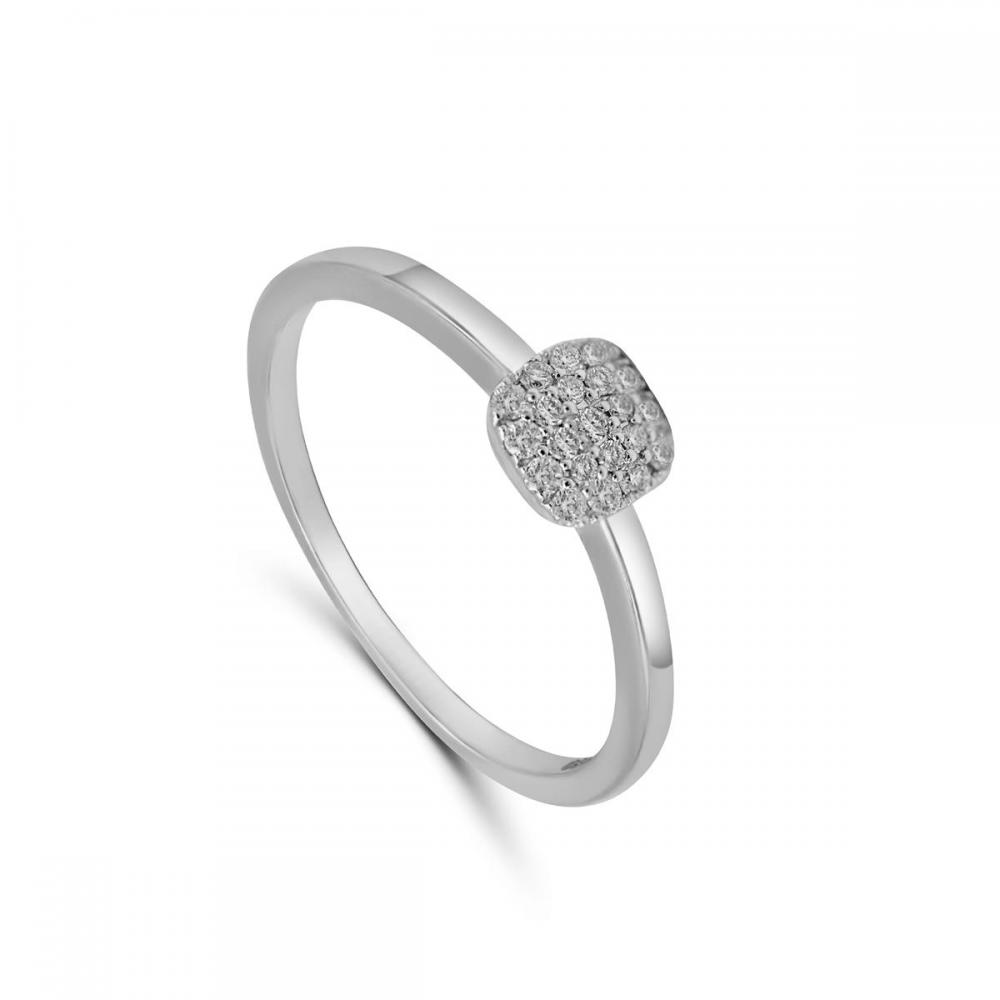 Bague diamants 0.12 cts